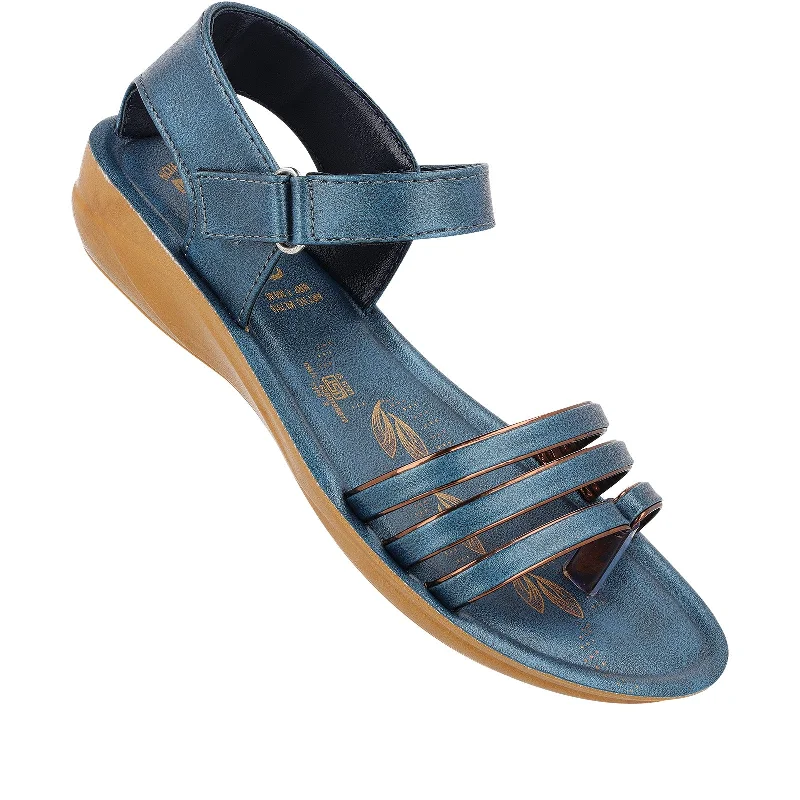 Women's Daily Wear Sandal  - WL7918 Peacock Blue