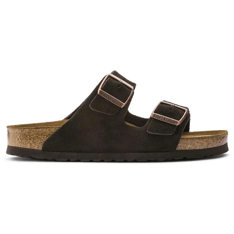 Birkenstock Women's Arizona Soft Footbed Mocha Suede