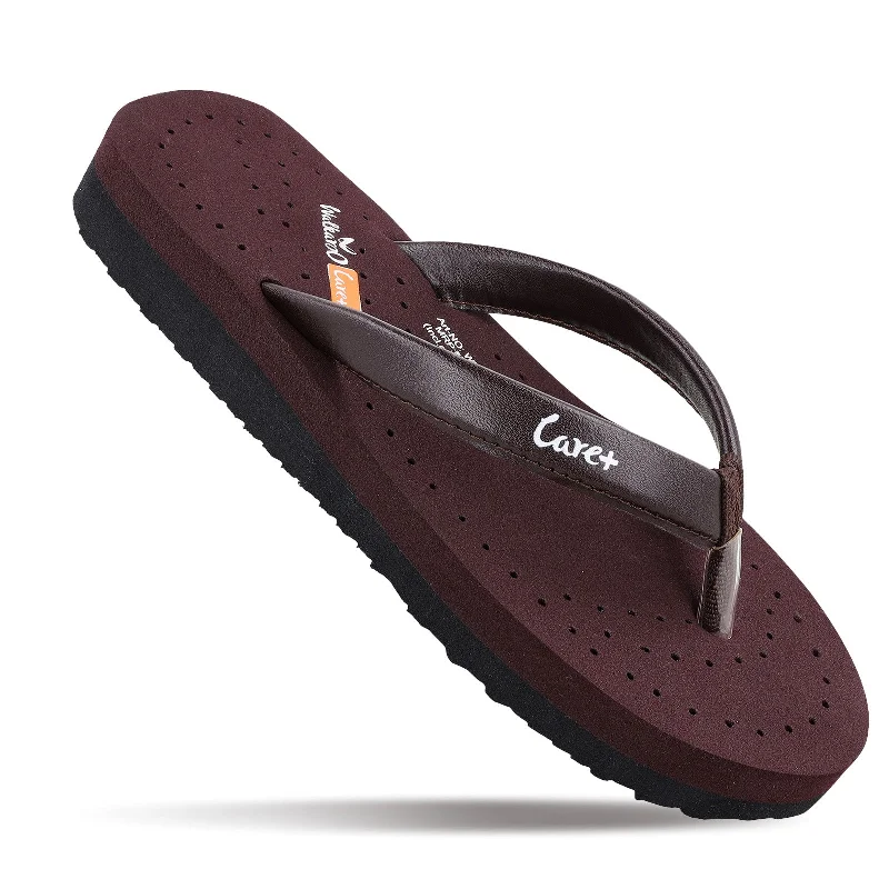 Walkaroo Women's Care Plus Flip-Flop  - WH3967 Brown