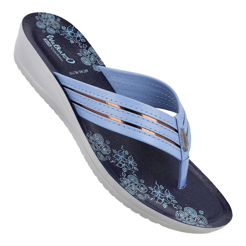 Women's Daily Wear Sandal  - WL7151 Cyan Blue