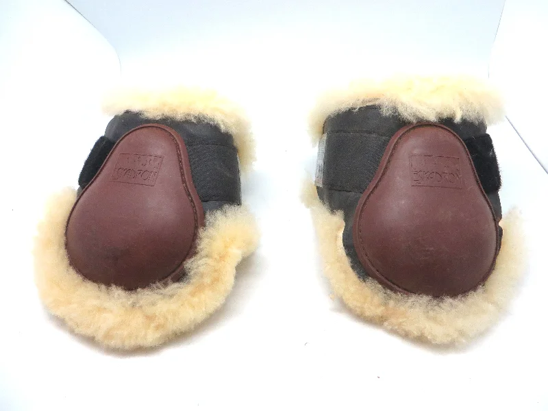 Full Size Brown Sheepskin Boots