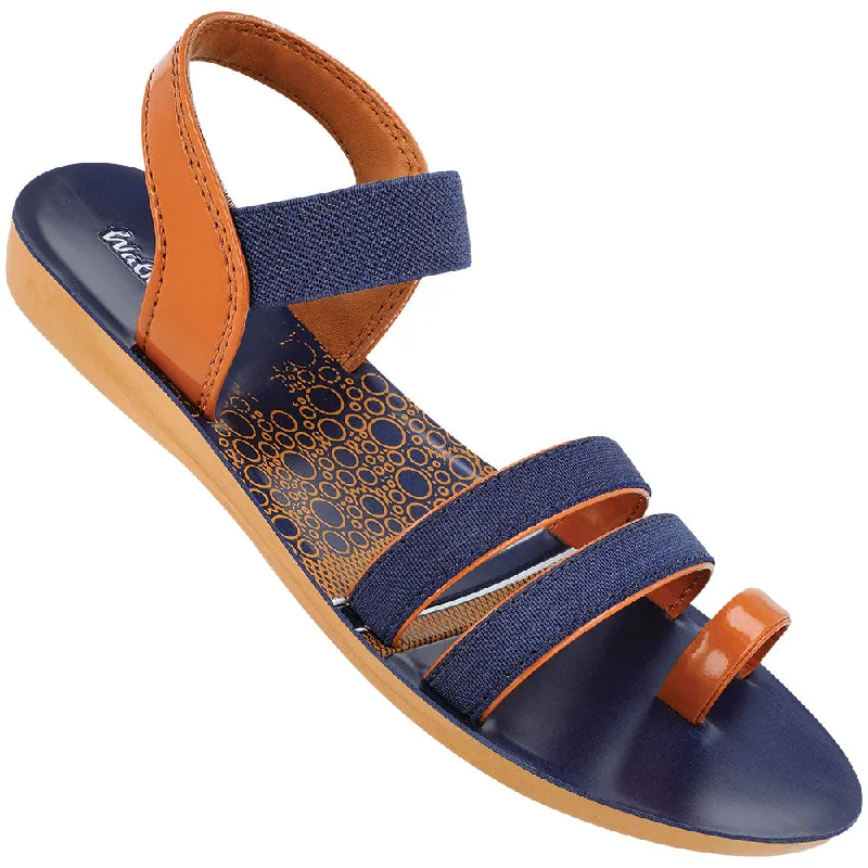 Women's Daily Wear Sandal  - WL7752 Blue Tan