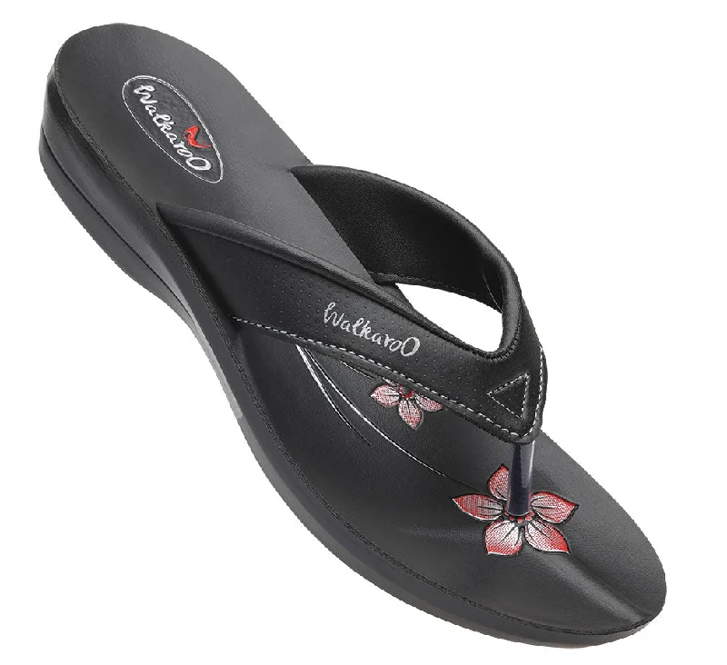 Women's Daily Wear Sandals  - W102 Black