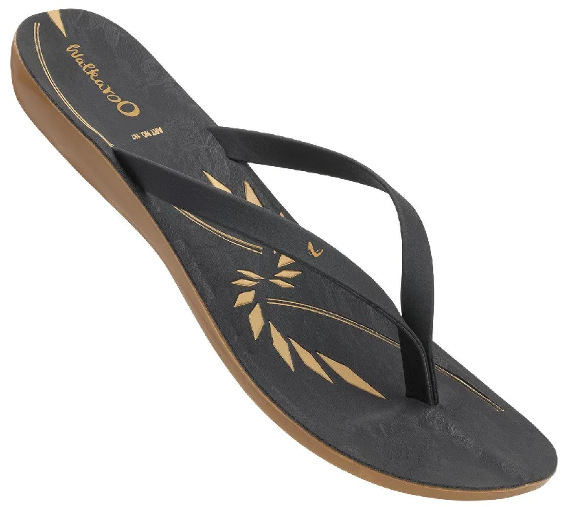 Women's Daily Wear Sandals - W187 Black Beige