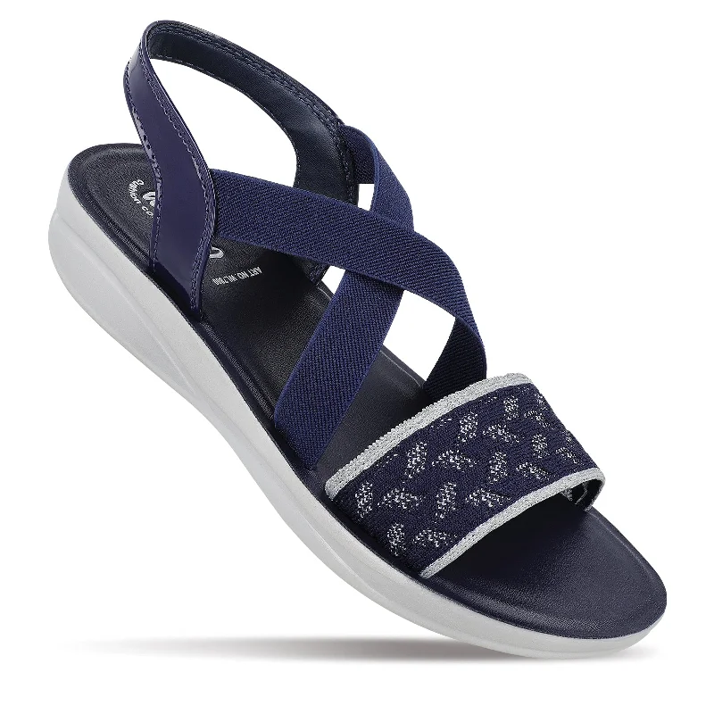 Walkaroo Womens Sandals  - WL7800 Navy Blue