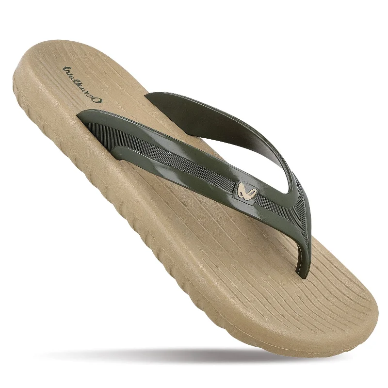 Women's Flip Flop Slippers - WC8911 Khaki Olive