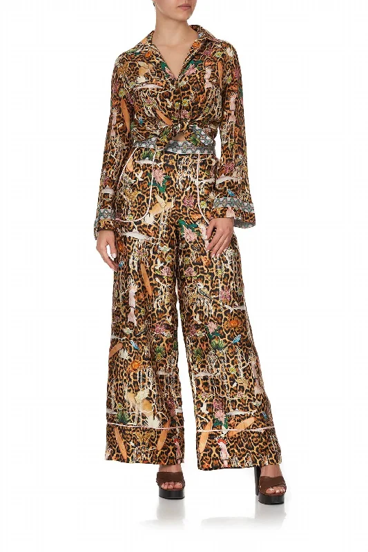 Lounge Trouser With Cuffs In Fauna Electro