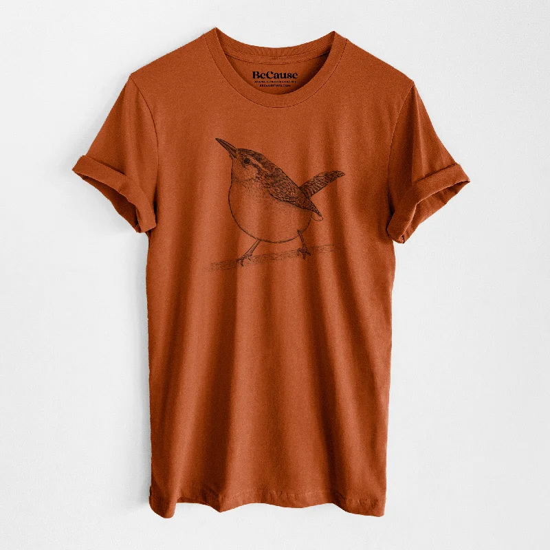 Carolina Wren - Thryothorus ludovicianus - Lightweight 100% Cotton Unisex Crewneck