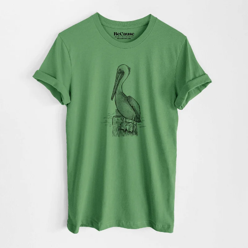 Pelecanus occidentalis - Brown Pelican - Lightweight 100% Cotton Unisex Crewneck