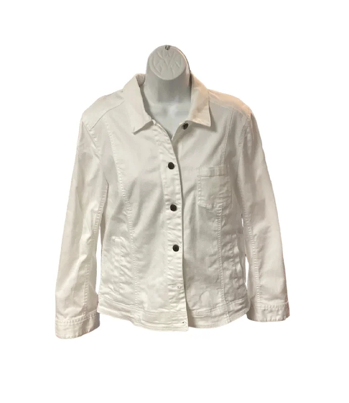 J Jill Women's Jacket White M