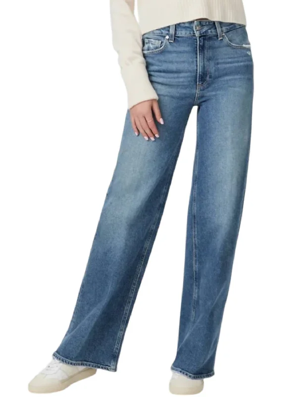 Sasha 32" Wide Leg Jeans In Storybook Distressed