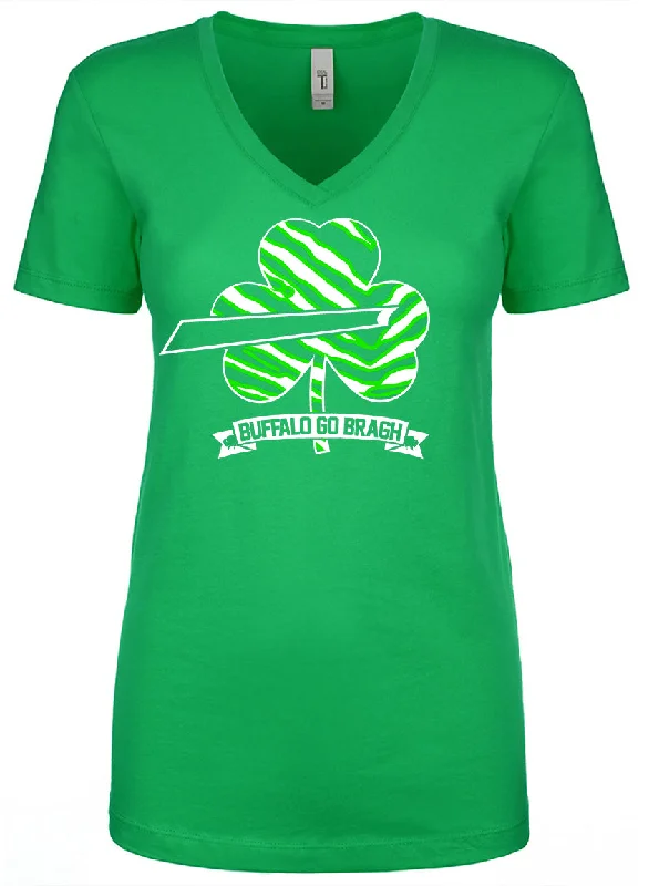 Buffalo Go Bragh - Ladies Fitted Vneck