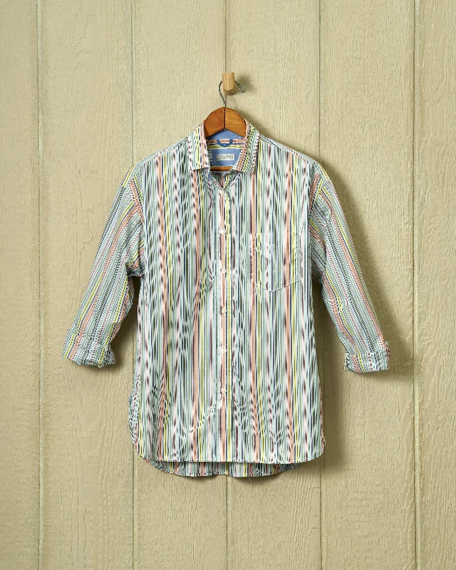 Women's Sea-Washed Shirt in Awning Stripe