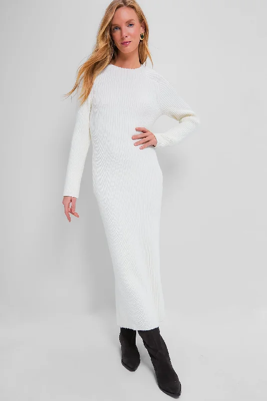 Sea Salt Kass Mock Neck Midi Dress