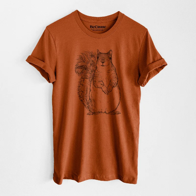 Western Grey Squirrel - Sciurus griseus - Lightweight 100% Cotton Unisex Crewneck