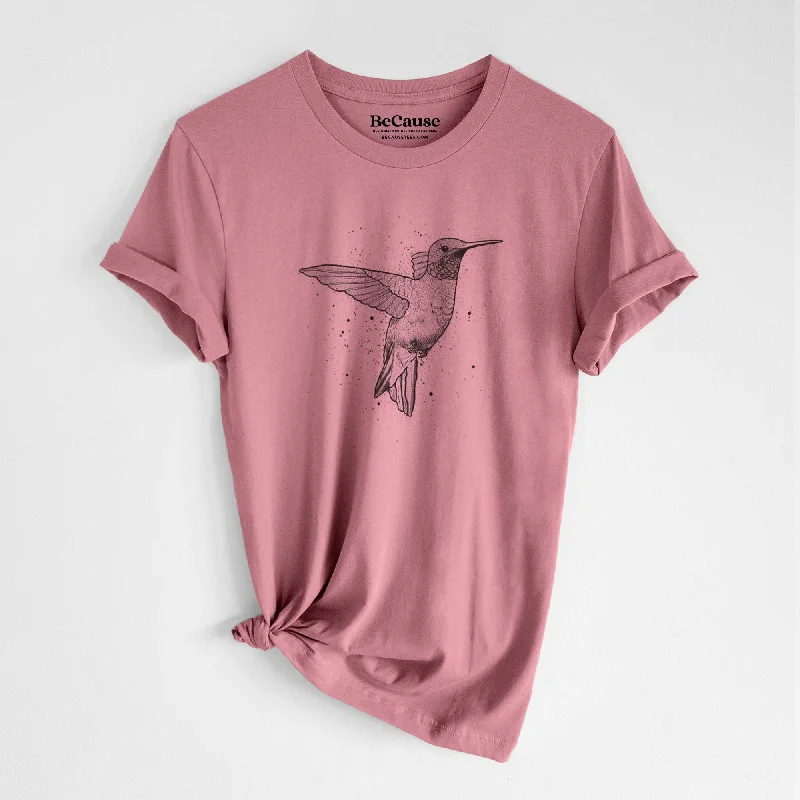 Archilochus Colubris - Ruby-throated Hummingbird - Lightweight 100% Cotton Unisex Crewneck