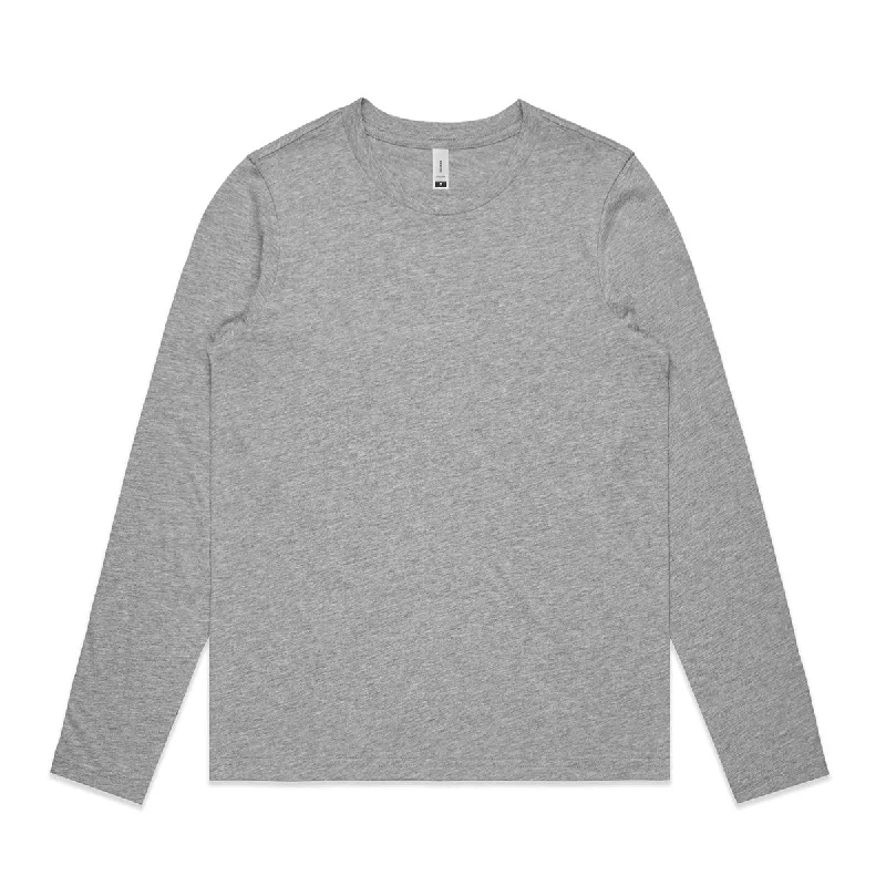 AS Colour Women's Grey Marle Chelsea Long Sleeve Tee