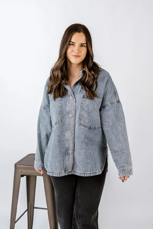 Remi Button Down Shirt | Denim