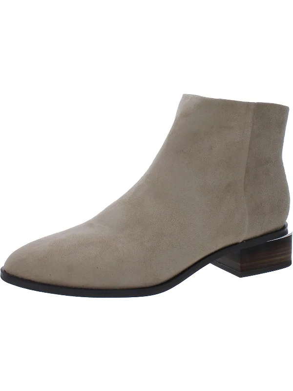 Amyy Womens Zipper Ankle Booties