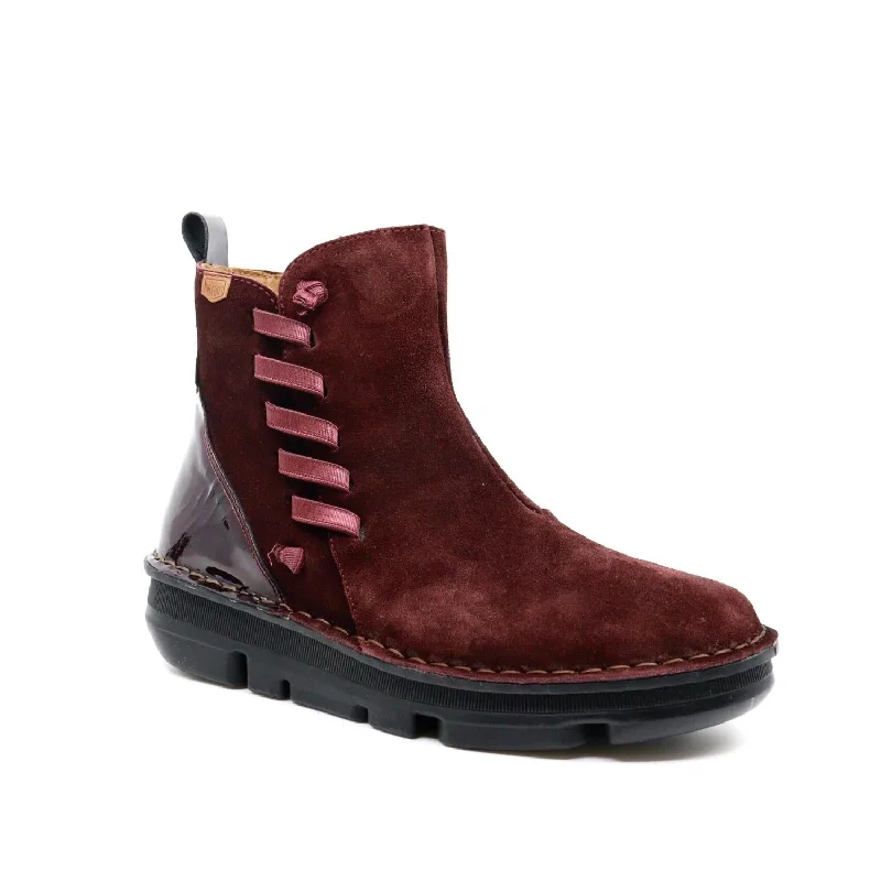 Women's Touch Ribbon Boot In Bordo