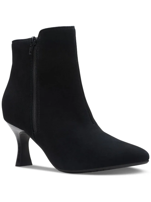 Womens Zipper Stretch Booties