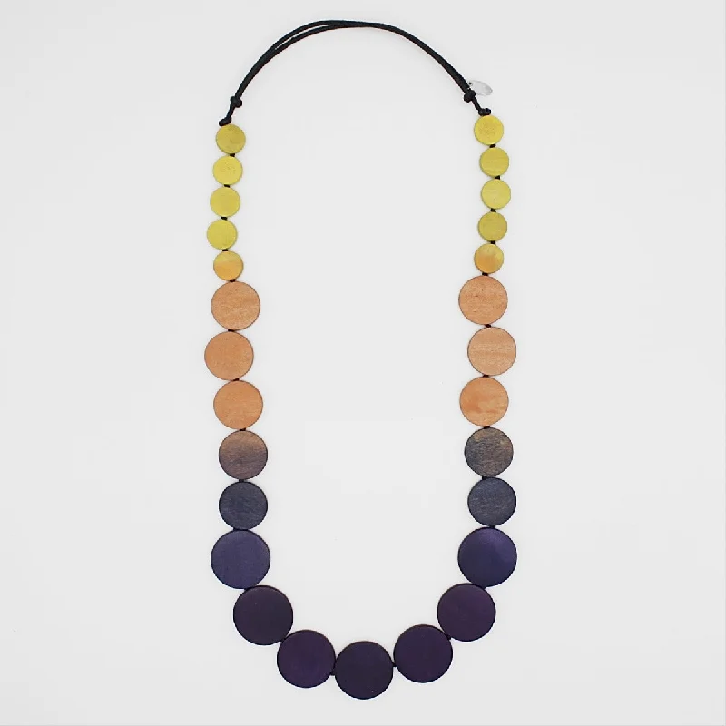 City Sunset Bead Necklace