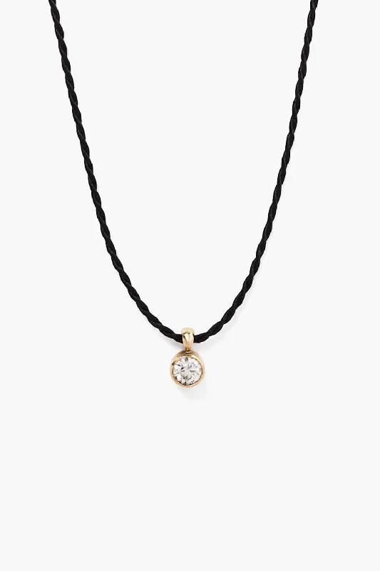 Este Diamond Necklace Black