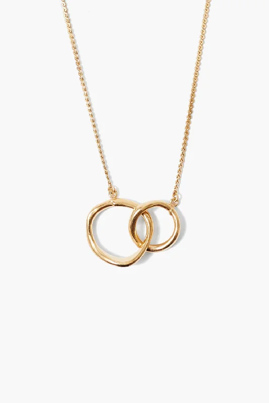 Reunion Link Necklace Yellow Gold