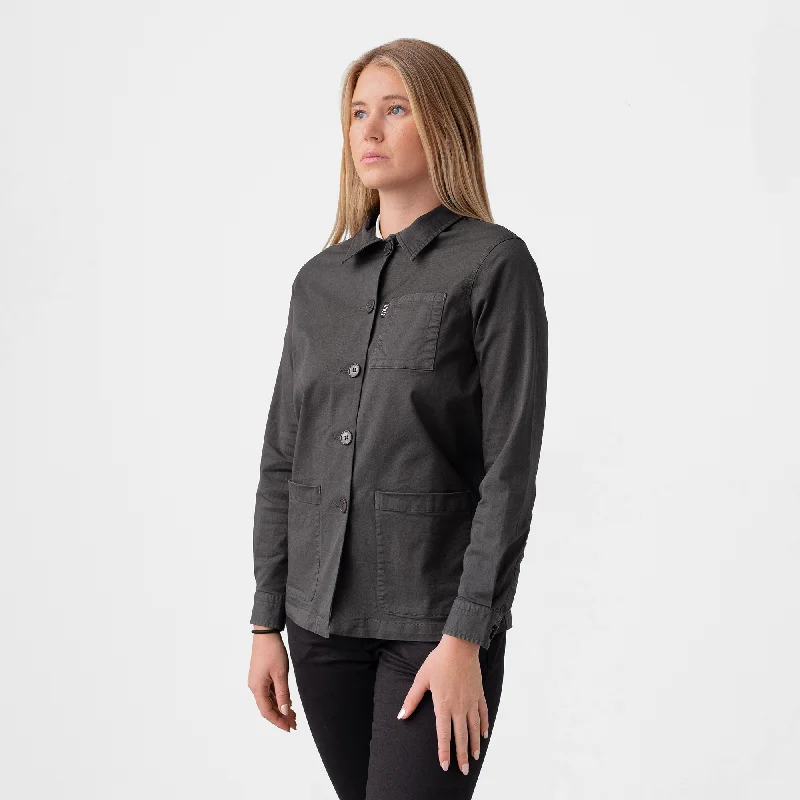 Women's Charcoal Stretch Chore Coat