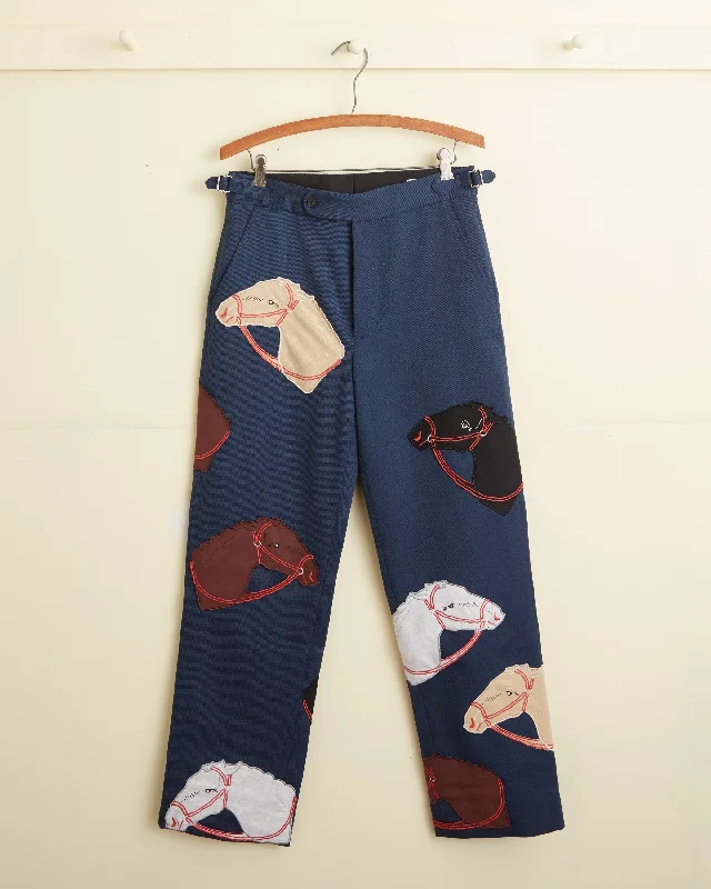 Pony Appliqué Trousers