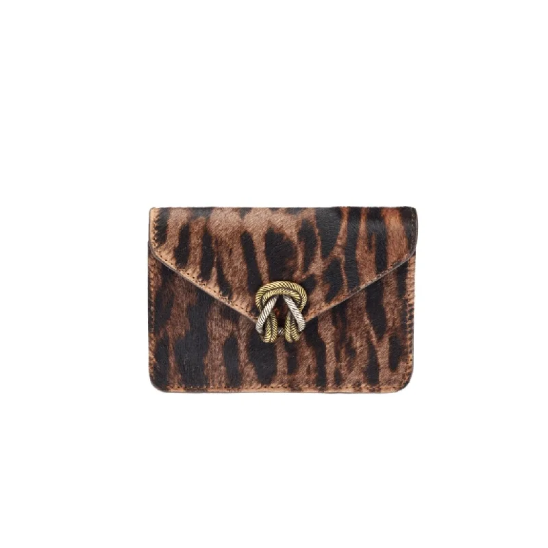 Alex Card Holder Leather Ocelot