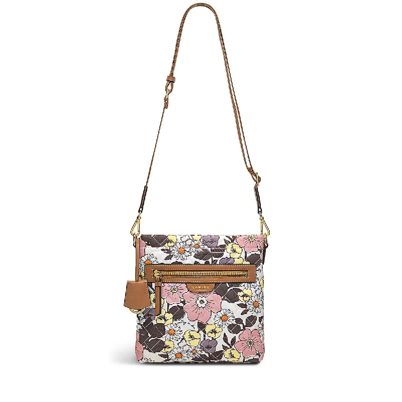 Finsbury Park 60's Floral Quilt - Small Ziptop Crossbody