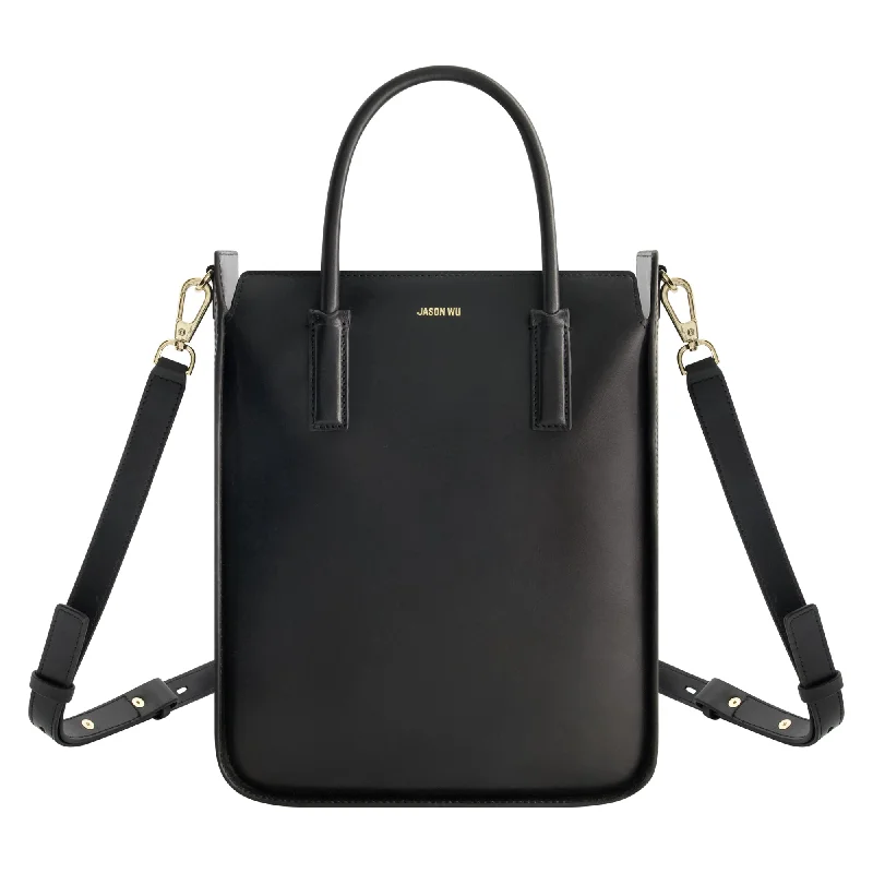 Jason Wu Structured Tote Bag with Gold Hardware and Zip Closure