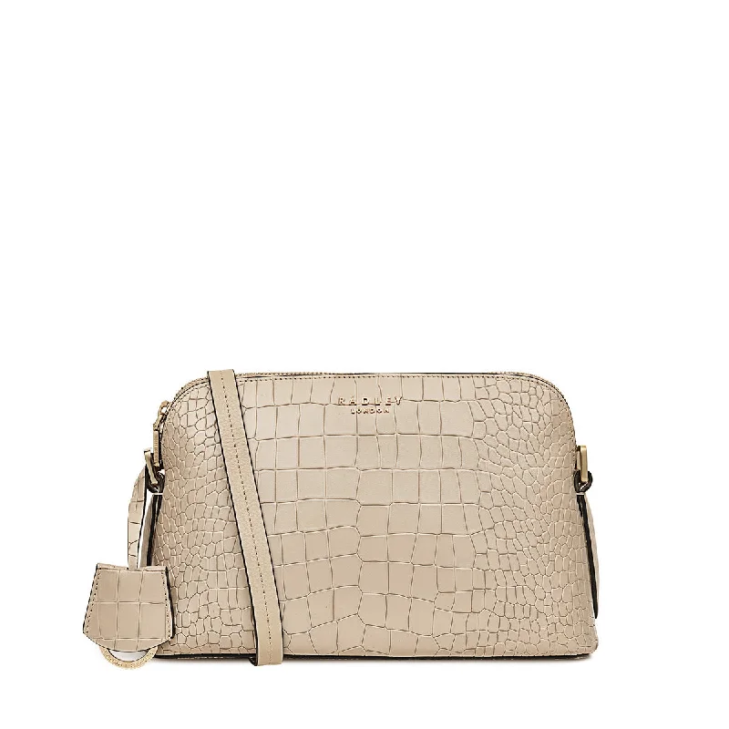 Liverpool Street 2.0 Faux Croc - Medium Ziptop Crossbody