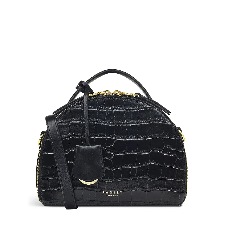 Orchard Road Faux Croc - Small Zip Around Crossbody