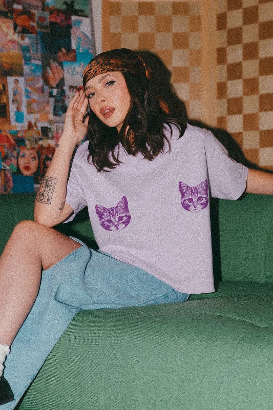 Show Me Your Kitties Tee in Ultraviolet