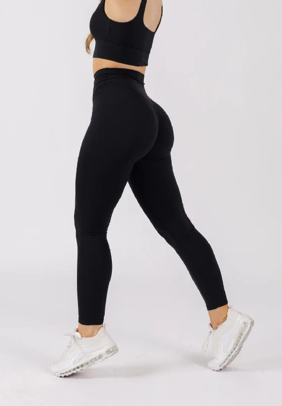 AirSilk Crossover Sculptseam™ Legging Black